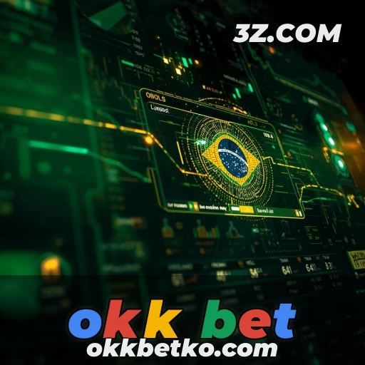 Padrão abstrato de tecnologia e dados para a plataforma okk bet de cassino e apostas esportivas